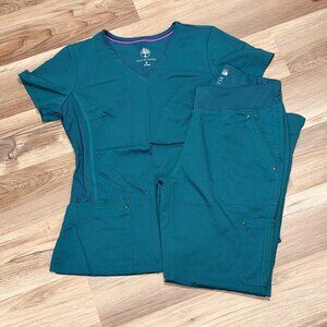 Healing Hands Purple Label Scrubs - Hunter Green